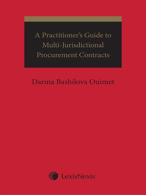 cover image of A Practitioner's Guide to Multi-Jurisdictional Procurement Contracts